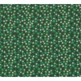 Estrellas verde- Algodón 100%